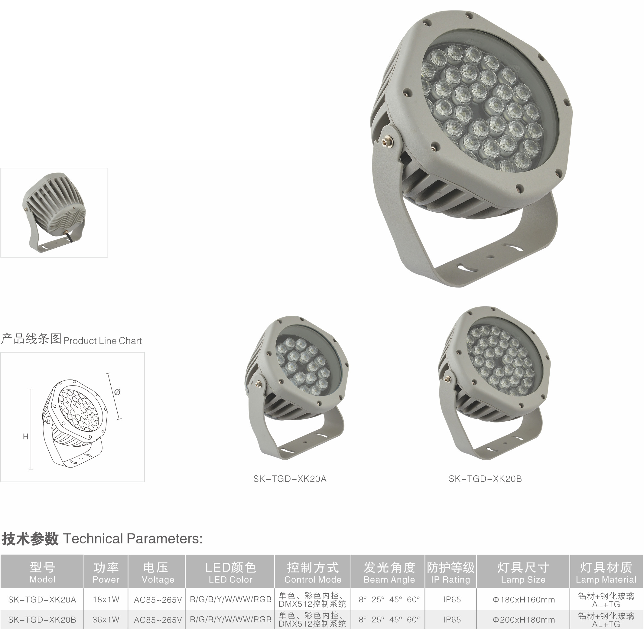 LED投光灯 SK-TGD-XK20 LED投光灯 SK-TGD-XK20