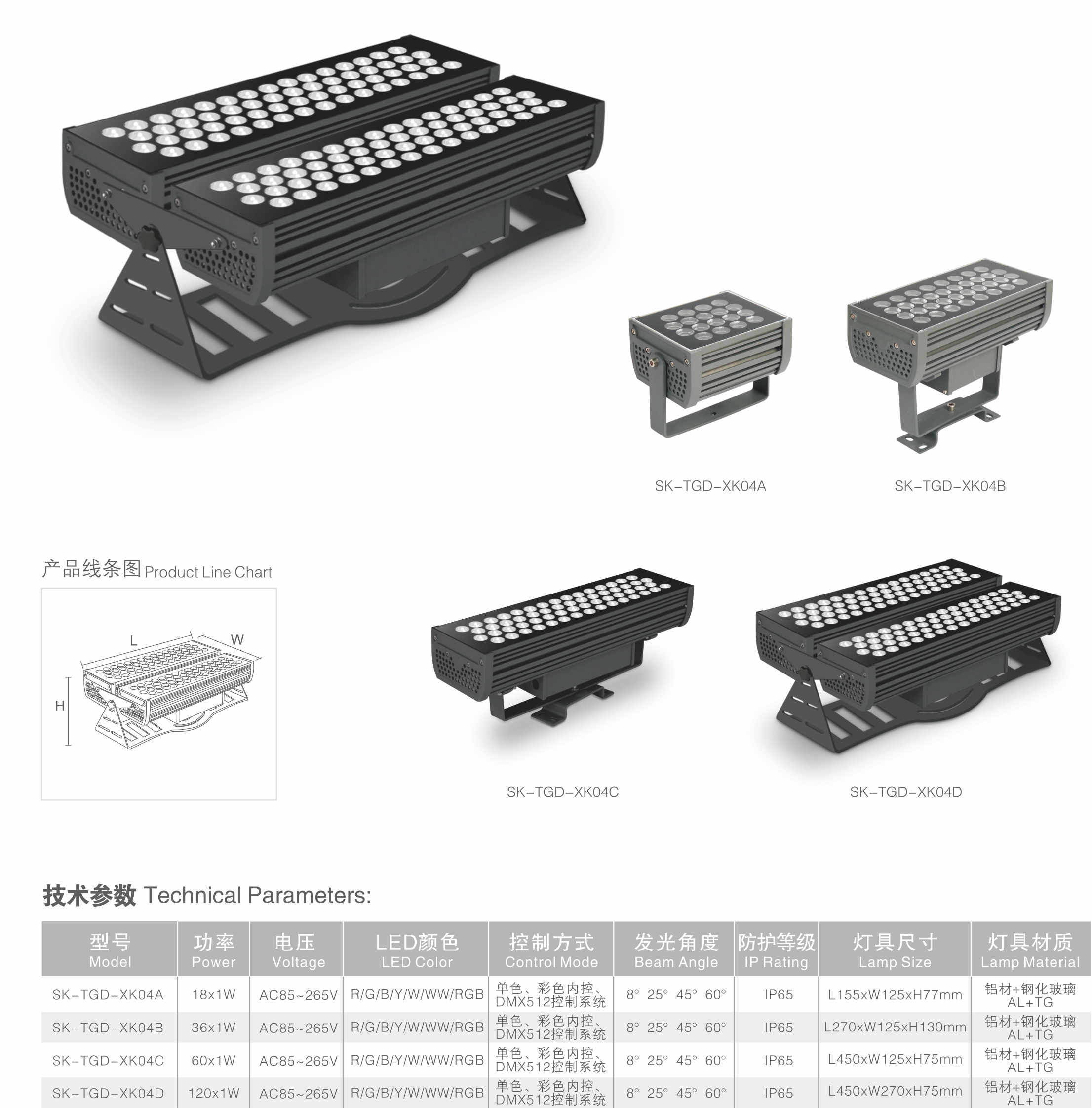 LED投光灯 SK-TGD-XK04 LED投光灯 SK-TGD-XK04